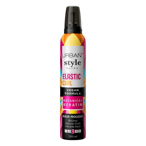 URBAN CARE STYLE GUIDE ELASTIC CURL HAIR MOUSSE 200ML