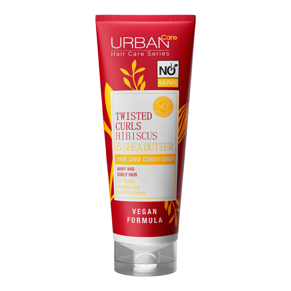 URBAN CARE TWISTED CURLS HIBISCUS & SHEA BUTTER NO SULFATE CONDITIONER 250ML