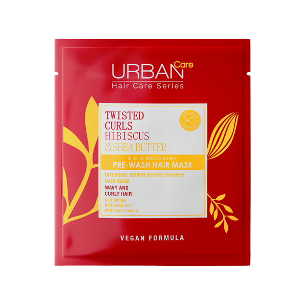 URBAN CARE TWISTED CURLS HIBISCUS & SHEA BUTTER PRE HAIR MASK