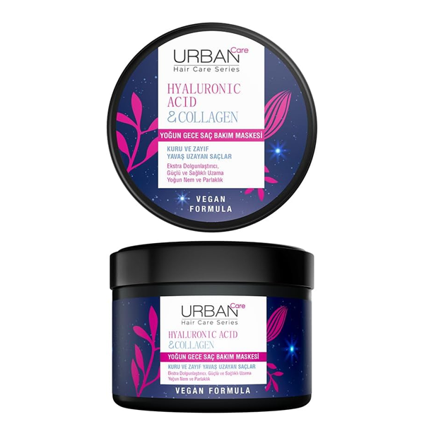 Urban Care Hyaluronic Acid & Collagen Night Hair Care Mask