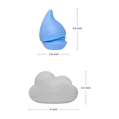 Ubbi Cloud & Droplet Bath Toys