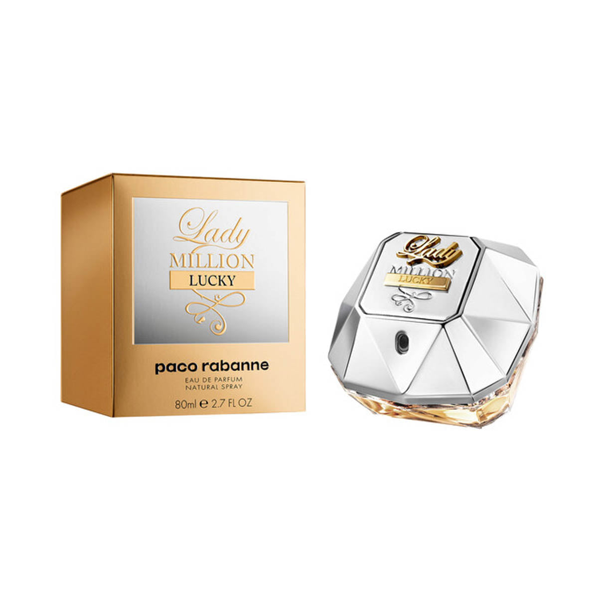 Paco Rabanne Lady Million Lucky Edp For Women 80ml Paco Rabanne Lady Million Lucky Edp For Women 80ml