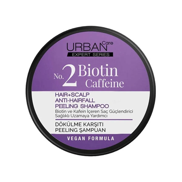 Urban Care Expert Biotin & Caffein Sea Salt Peeling Shampoo 200g