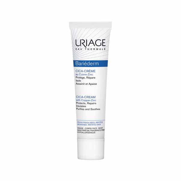 Uriage Bariéderm Repairing Cica-cream With Cu-zn 40ml