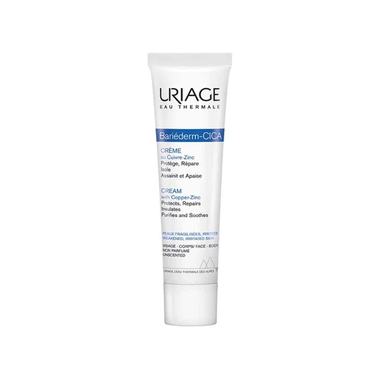 Uriage Bariéderm Repairing Cica-cream With Cu-zn 40ml