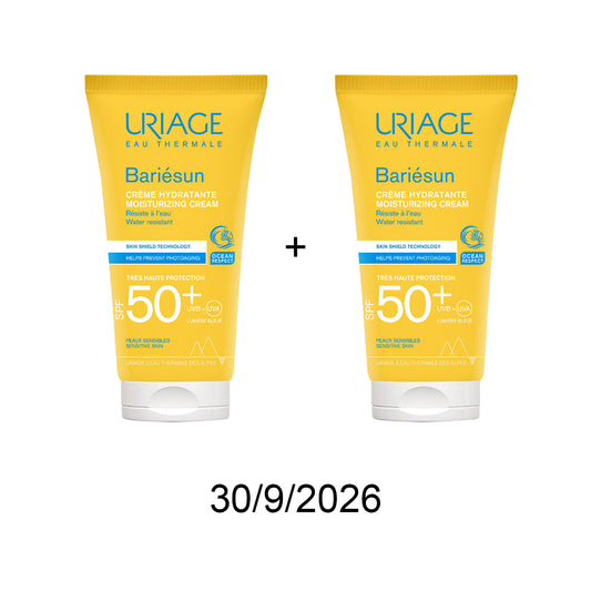Uriage Bariésun Moisturizing Cream Spf50+ 50ml Buy 1 Get 1 Free