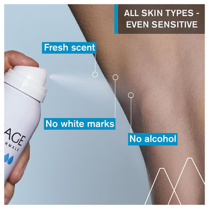 Uriage Fresh Deodorant Spray for Sensitive Skin 24h Protection 125ml