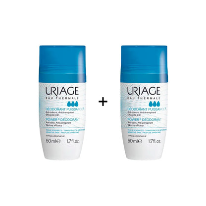 Uriage Power3 Deodorant 24h 2x50ml Offer
