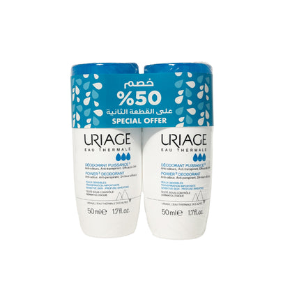 Uriage Power3 Deodorant 24h 2x50ml Offer
