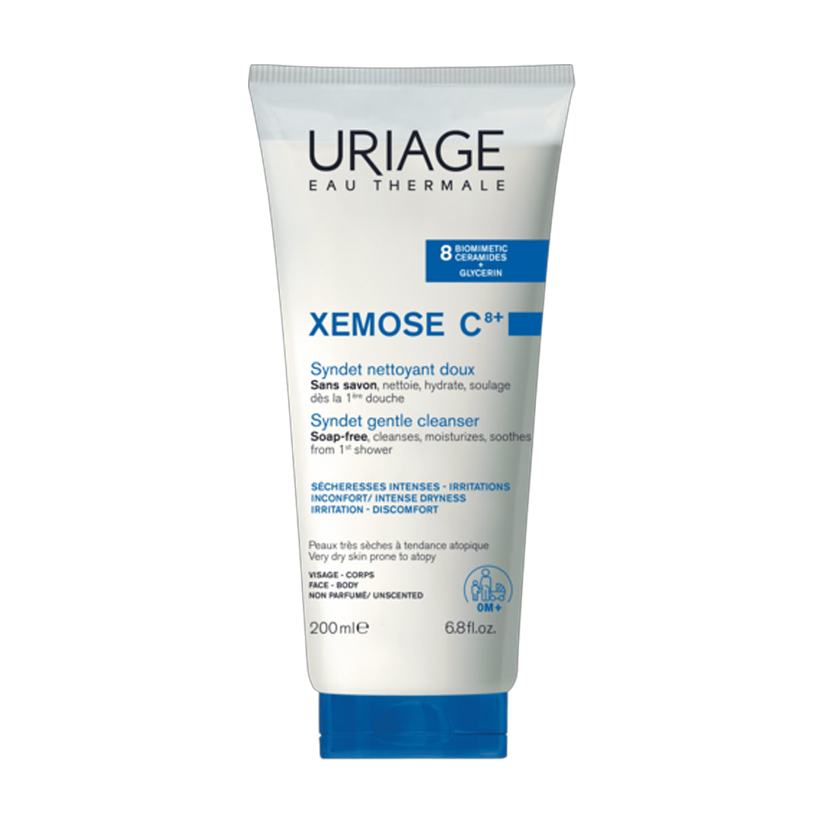 Uriage Xemose C8+ Gentle Cleansing Syndet 200ml Uriage Xemose C8+ Gentle Cleansing Syndet 200ml
