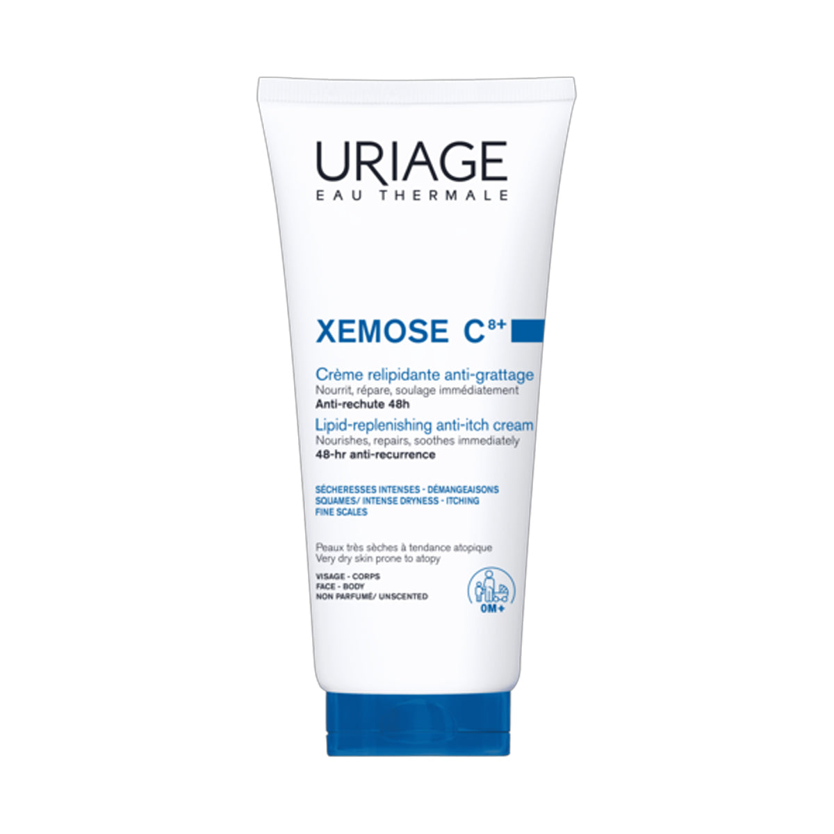 Uriage Xemose C8+ Lipid-Replenishing Anti-Irritation Cream 200ml Uriage Xemose C8+ Lipid-Replenishing Anti-Irritation Cream 200ml