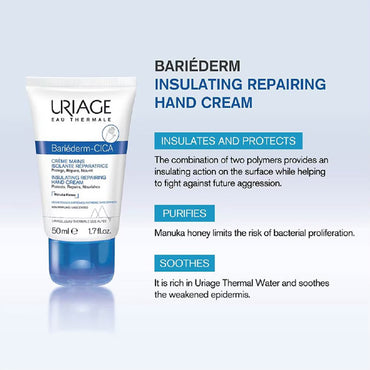 Uriage Bariéderm-Cica Regenerating And Protective Hand Cream 50ml