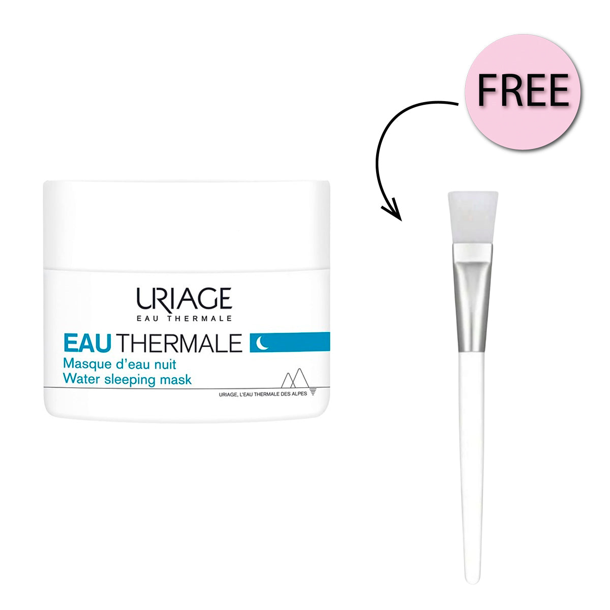 Uriage Eau Thermale Water Sleeping Mask 50ml + Free Mask Applicator