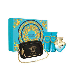 VERSACE LADIES DYLAN TURQUOISE EDT 100ML GIFT SET