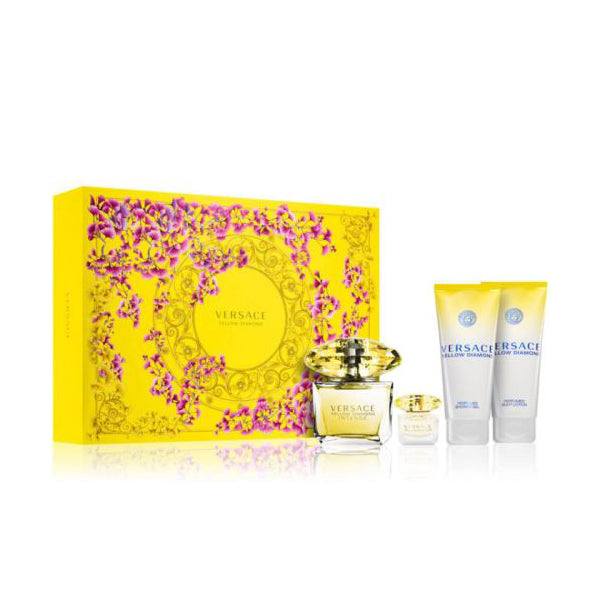 VERSACE LADIES YELLOW DIAMOND EDT 90ML GIFT SET