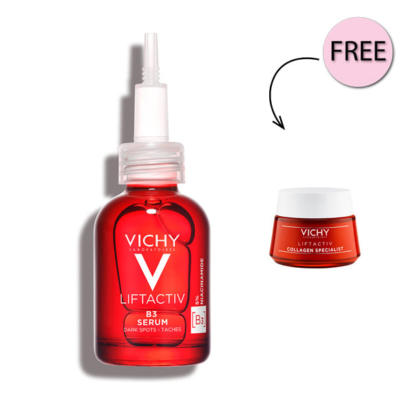 Vichy Liftactiv B3 Serum 30ml + Free Vichy Liftactiv Collagen Specialist 15ml