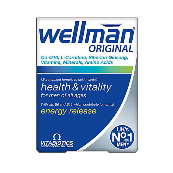 VITABIOTICS WELLMAN ORIGINAL HEALTH &VITALITY 30 TABLETS