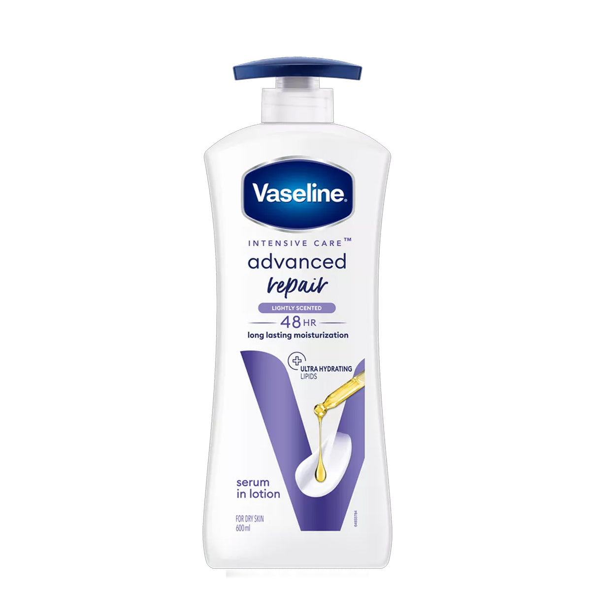 Vaseline Intensive Care Advanced Repair Lightly Scented Body Serum In Lotion 600ml