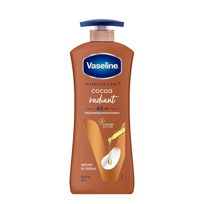 Vaseline Intensive Care Cocoa Radiant Body Serum In Lotion 600ml