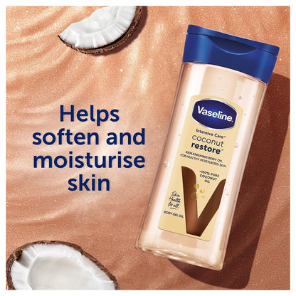 Vaseline Intensive Care Coconut Restore Body Gel Oil 200ml