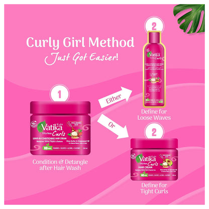 Vatika Curls Hair Cream 300ml