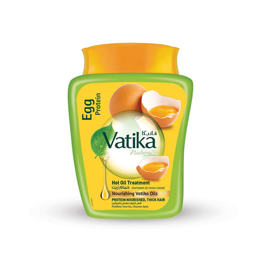 Vatika Hot Oil Treatment Protein Nourished, Thick Hair Egg Protein 1kg