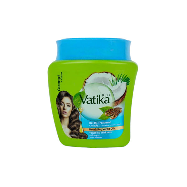 Vatika Hot Oil Treatment Volume & Thickness Coconut & Castor 500g