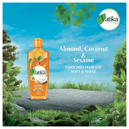 Vatika Natural Almond Enriched Hair Oil 200ml