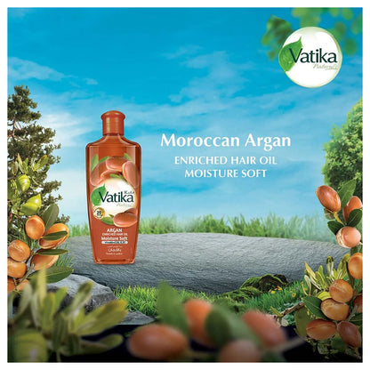Vatika Natural Argan Enriched Hair Oil 200ml