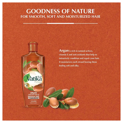 Vatika Natural Argan Enriched Hair Oil 200ml