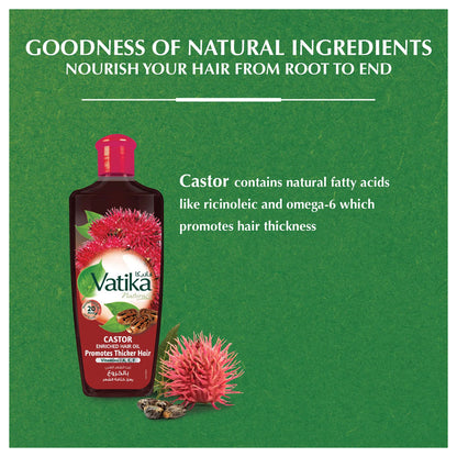 Vatika Natural Castor Enriched Hair Oil 200ml