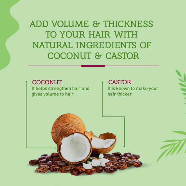 Vatika Hot Oil Treatment Volume & Thickness Coconut & Castor 500g