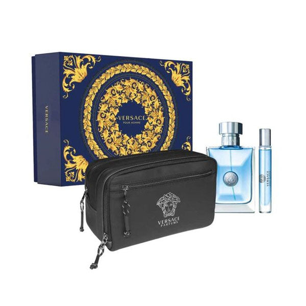 Versace Pour Homme Edt 100ml + Edt 10ml Versace Trouss Gift Set For Men