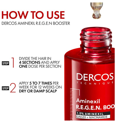 Vichy Dercos Aminexil R.E.G.E.N. Booster Hair Renewing Serum 90ml