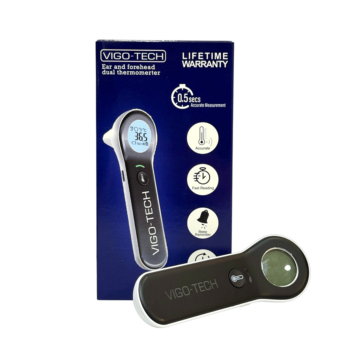 Vigo Tech Ear And Forehead Dual Thermometer