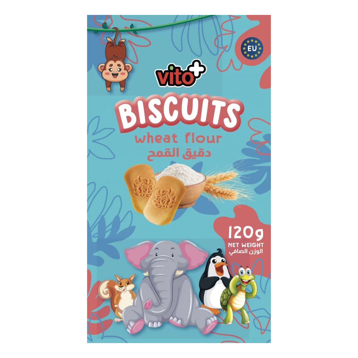 Vito+ Baby Biscuits Natural 120G Vito+ Baby Biscuits Natural 120G