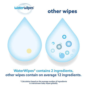 WaterWipes Super Value Pack, 540 Wipes (9 Packs Of 60 Wipes)