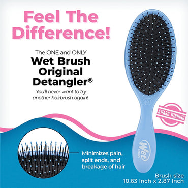 Wet Brush Original Detangler For Thick Hair Blue