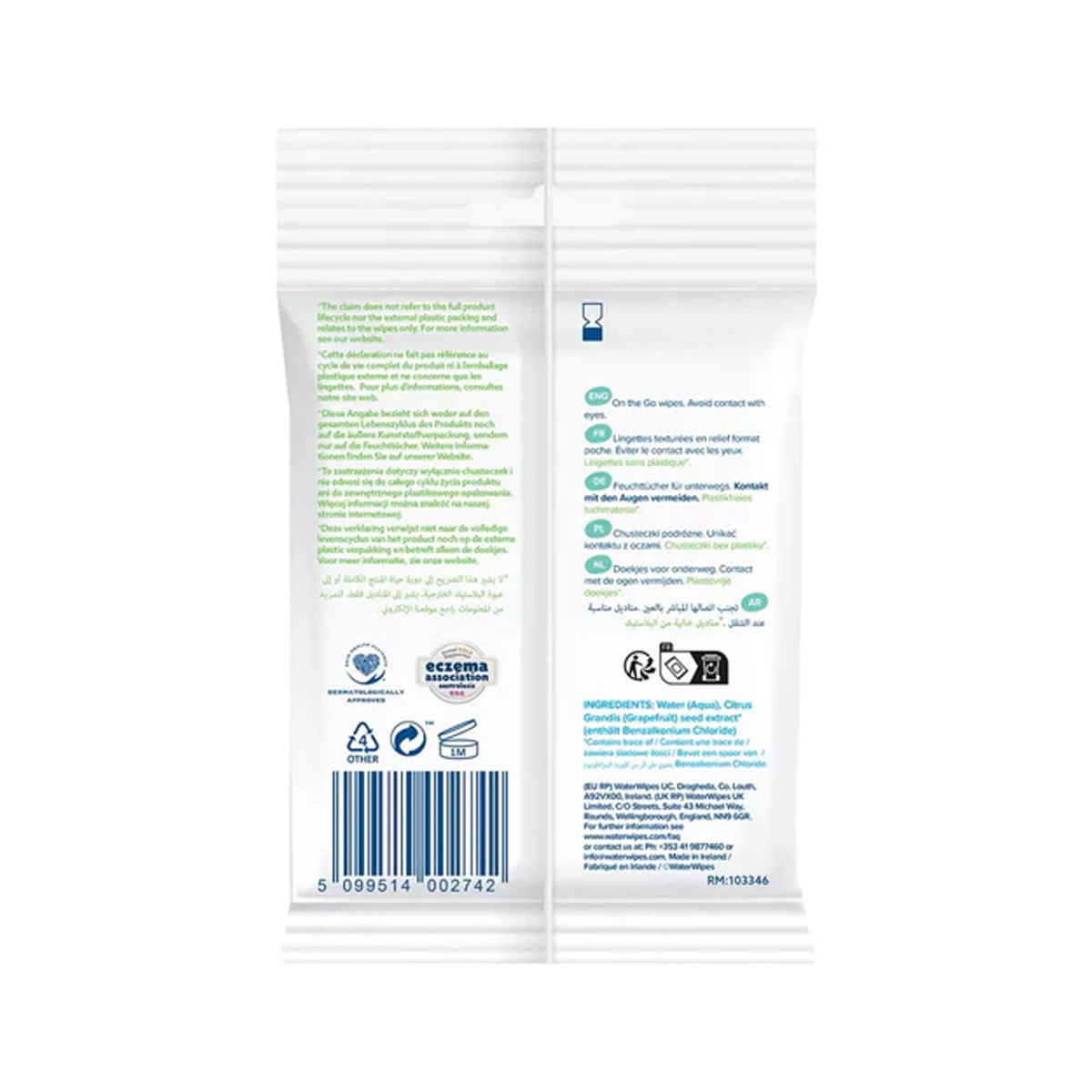 WaterWipes On the Go 10 Wipes WaterWipes On the Go 10 Wipes