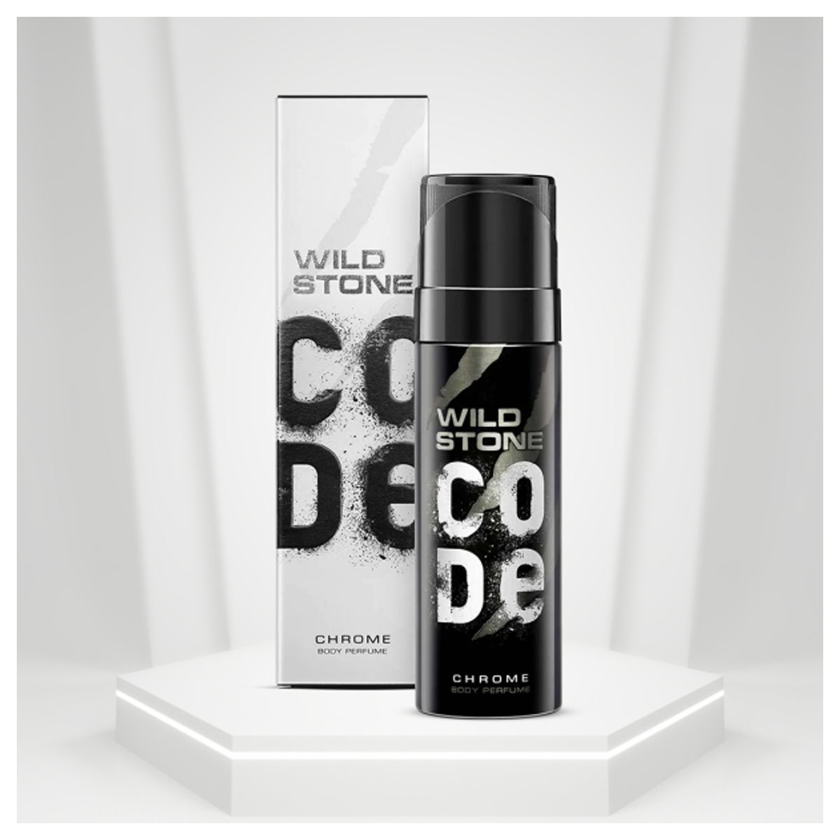 Wild Stone Code Platinum Body Perfume Spray for Men 120ml