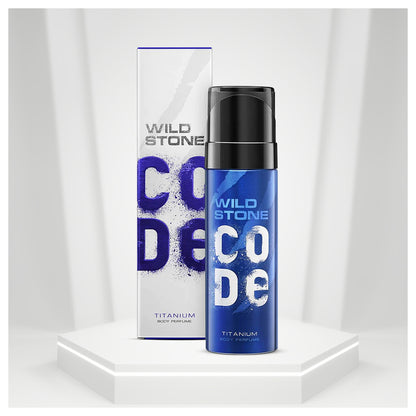 Wild Stone Code Titanium Body Perfume Spray for Men 120ml
