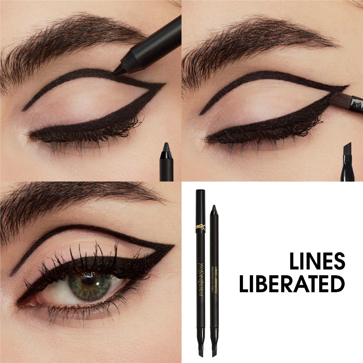 Yves Saint Laurent Lines Liberated Eye Pencil 01 Black
