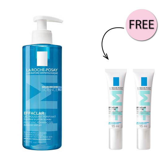 La Roche-Posay Effaclar Acne Foaming Cleansing Gel for Oily and Acne Prone Skin 400ml Offer