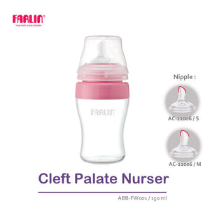 Farlin Cleft Palate Nurser 150cc Pink