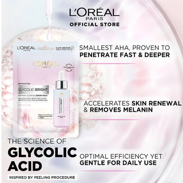 Loreal Paris Glycolic-bright Instant Glow Sheet Mask