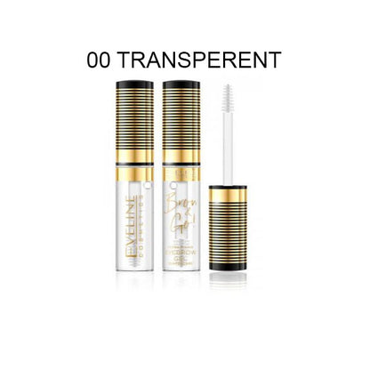 Eveline Brow And Go Precise Brush Eyebrow Mascara With Fibers