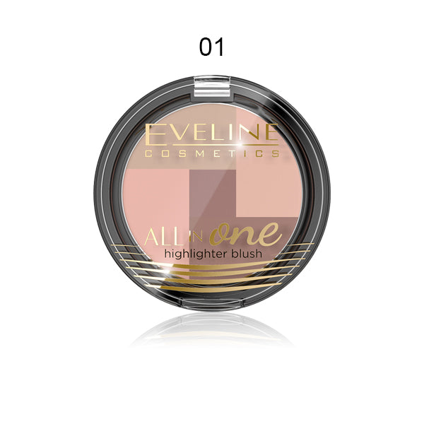 Eveline All In One Highlighter Blush