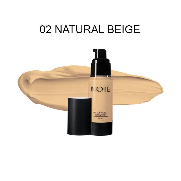 Note Detox & Protect Foundation Spf15