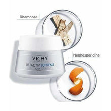 Load image into Gallery viewer, VICHY LIFTACTIV SUPREME ANTI-WRINKLE AND FIRMING CORRECTING CARE 50ML + FREE VICHY LIFTACTIV COLLAGEN SPECIALIST 15ML