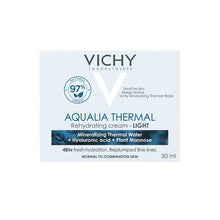 Load image into Gallery viewer, Vichy Aqualia Thermal Light Moisturising  Cream for Normal/Combination Skin with Hyaluronic acid 50ml